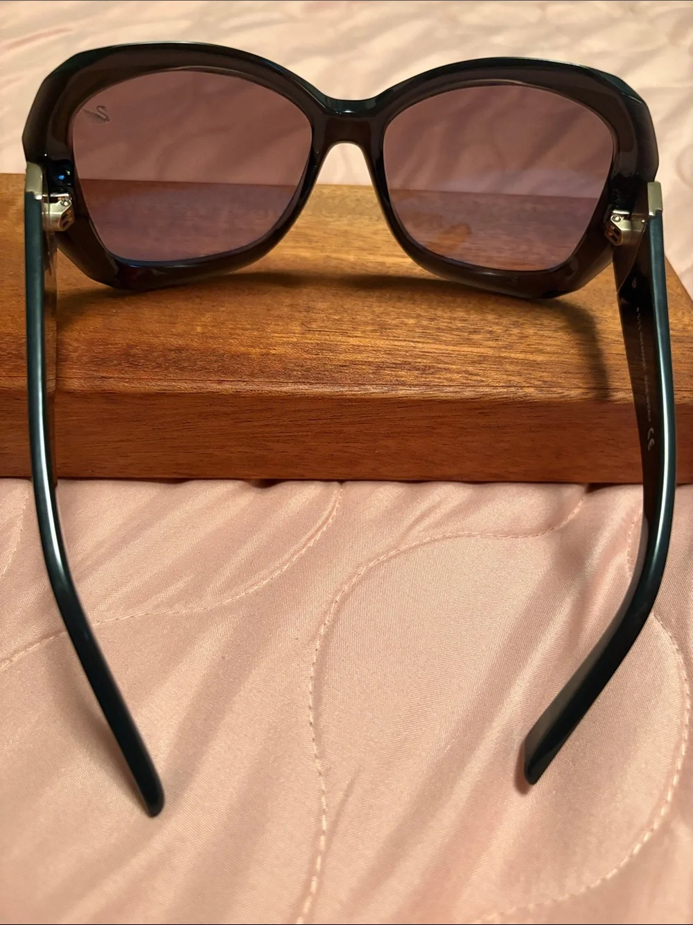 Swarovski Black Jeweled Sunglasses
